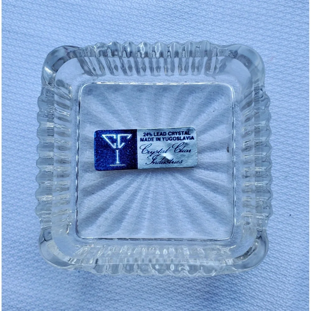 Vintage Avon Crystal Treasure‎ Box ♡ Trinket Holder ♡ Beautiful ♡ NIB!